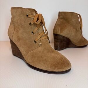 Lucky Brand Suede Wedge Boots‎